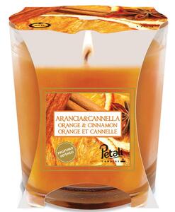 PETALI vonná svíčka ve skle Orange & Cinnamon - hoření 45h