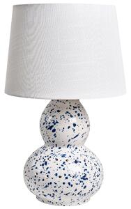 Stolní lampa MACAL Keramika Bílá/Modrá