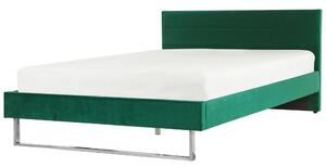 Manželská postel 180 cm BELAE (s roštem) (zelená). 1023052