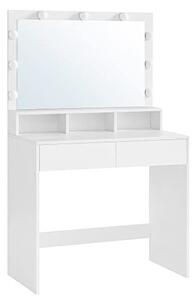 Toaletní stolek RHODE PREMIUM ve skandinávském stylu v bílé barvě