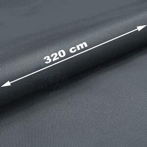 Vodu odpuzující oxfordová látka s teflonovou úpravou, 165 g/m², šíře 320 cm, grafitová