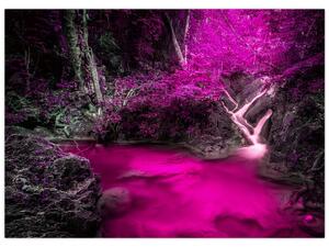 Obraz - Růžový les (70x50 cm)
