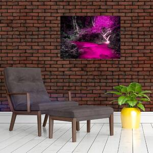 Obraz - Růžový les (70x50 cm)