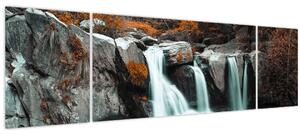 Obraz - Vodopády (170x50 cm)