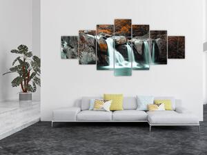 Obraz - Vodopády (210x100 cm)