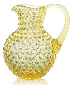 Džbán, Jílek Glassworks, HOBNAIL, Citrín, 2 l