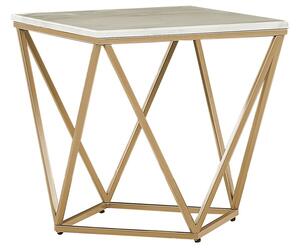 Konferenční stolek MAGNA (bílá + zlatá). 1026706