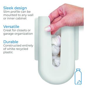 Samodržící dávkovač na nákupní tašky z recyklovaného plastu Eco System – iDesign