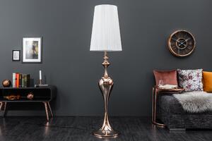 Moderní stojací lampa - Vera, rose gold