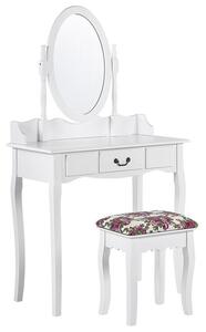 Toaletní stolek SALARO (bílá). 1027174