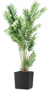 PLASTOVÝ KVĚTINÁČ FLORE RIFLO 30X30 CM ČERNÁ
