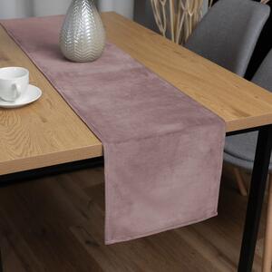 Biante Sametový běhoun na stůl Velvet Premium SVP-002 Starorůžový 35x120 cm