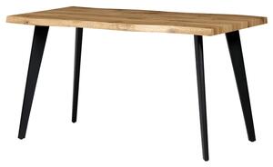 Jídelní stůl ALTON dub divoký/černá, šířka 140 cm