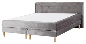 Manželská postel 160 cm MARIASSE (šedá) (s roštem). 1026677