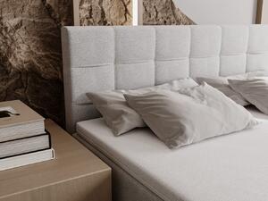 Čalouněná postel 180x200 ELSIE 2 s úložným prostorem - šedá