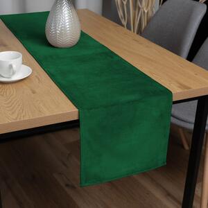 Biante Sametový běhoun na stůl Velvet Premium SVP-032 Zelený 35x120 cm
