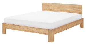 Manželská postel 160 cm ROYAL (s roštem) (světlé dřevo). 1007497