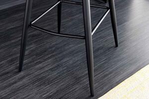 Designová barová židle Natasha šedý samet