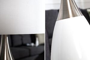 Moderní stolní lampa - Carla, bílá