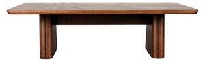 Konferenční stolek Jule - dubová dýha - ořech - 140 cm