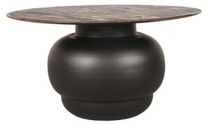 LABEL51 Konferenční stolek Dim - černé - mangové dřevo