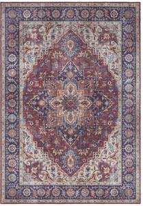 Nouristan - Hanse Home, Kusový koberec Asmar 104000 Plum/Red | červená Typ: 80x200 cm