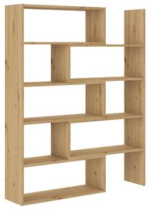 Regál KAROL 01 | nastavitelná šířka 72,5-125 cm x 138 cm | artisan | lamino o síle 22 mm