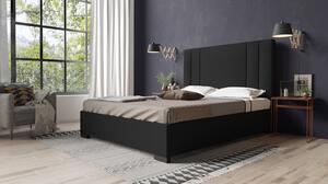Postel BRAYDEN 09 STANDARD 160x200 cm - černé nohy Černá