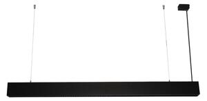 LED Lustr na lanku LED/55W/230V 3000/4000/6500K 120 cm černá