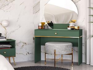Toaletní stolek MAURA - zelený