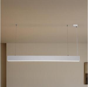 LED Lustr na lanku LED/55W/230V 3000/4000/6500K 120 cm bílá
