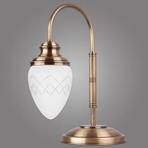 Kemar LSA25/M/RI - Stolní lampa RINAMA 1xE27/60W/230V mosaz