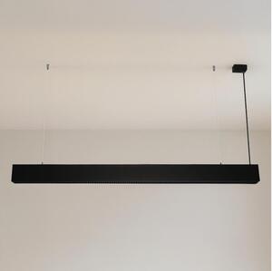 LED Lustr na lanku LED/55W/230V 3000/4000/6500K 120 cm černá