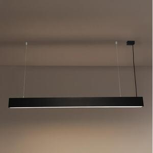 LED Lustr na lanku LED/55W/230V 3000/4000/6500K 120 cm černá