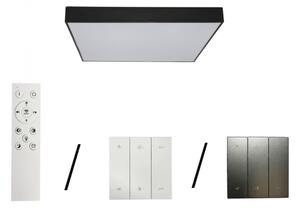 LED Stropní svítidlo LED/215W/230V 3000/4000/6500K 80x80 cm černá