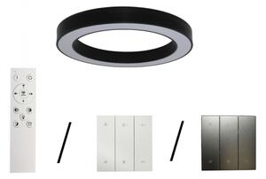 LED Stropní svítidlo LED/80W/230V 3000/4000/6500K pr. 80 cm černá
