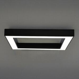 LED Stropní svítidlo LED/100W/230V 3000/4000/6500K 80x80 cm černá