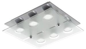Eglo 75342 -LED Stm. stropní svítidlo CABO-SD 6xGU10/5W/230V 34x34 cm mat. chrom