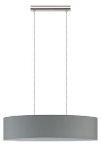 Eglo 55276 - Lustr na lanku PASTERI 2xE27/60W/230V šedá