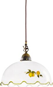 Kolarz 731.30.117 - Lustr na lanku NONNA 1xE27/75W/230V pr. 30 cm citrony