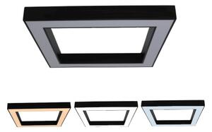 LED Stropní svítidlo LED/100W/230V 3000/4000/6500K 80x80 cm černá