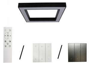 LED Stropní svítidlo LED/100W/230V 3000/4000/6500K 80x80 cm černá