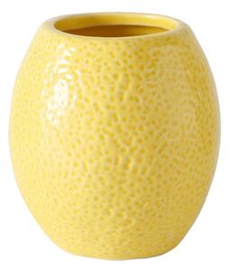 Koupelnový pohár Limone, žlutá, 8,6x8,6x9,5 cm
