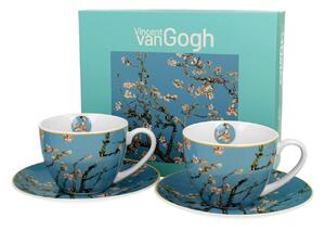 Porcelánový šálek s podšálkem Van Gogh Almond Blossom 250 ml sada 2ks