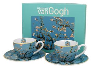 Porcelánový šálek s podšálkem Van Gogh Almond Blossom 90 ml sada 2ks