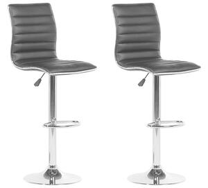 Set 2 ks. barových židlí LOCARNO (černá). 1026788