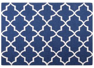Modrý bavlněný koberec 160x230 cm SILVAN