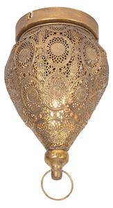 Orientální stropní svítidlo zlaté 19 cm - Mauglí