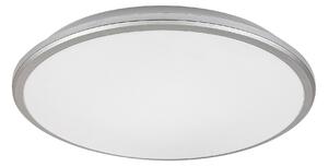 RABALUX Přisazené LED stropní kulaté svítidlo ENGON, 24W, denní bílá, 38cm, stříbrné 0071129