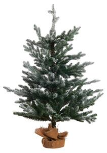 Vánoční stromeček v jutovém pytli 90 cm zelený RINGROSE